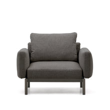 Load image into Gallery viewer, Sorells modular outdoor armchair in aluminium with a grey finish - image 12
