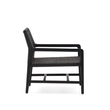 Load image into Gallery viewer, Sabolla armchair made of solid teak wood in a black finish - image 3