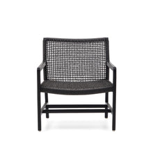 Load image into Gallery viewer, Sabolla armchair made of solid teak wood in a black finish - image 7