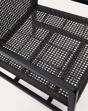 Load image into Gallery viewer, Sabolla armchair made of solid teak wood in a black finish - image 11