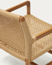 Load image into Gallery viewer, Sabolla armchair in solid teak - image 17