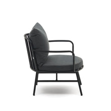 Load image into Gallery viewer, Bramant steel armchair with black finish - image 3