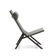 Load image into Gallery viewer, Canutells folding armchair made of aluminum with dark grey finish - image 3