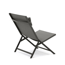 Load image into Gallery viewer, Canutells folding armchair made of aluminum with dark grey finish - image 5
