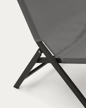 Load image into Gallery viewer, Canutells folding armchair made of aluminum with dark grey finish - image 11