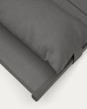 Load image into Gallery viewer, Canutells folding armchair made of aluminum with dark grey finish - image 14