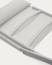Load image into Gallery viewer, Canutells folding armchair made of aluminum with light grey finish - image 14