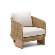 Load image into Gallery viewer, Xoriguer armchair in synthetic rattan and solid eucalyptus wood FSC 100%