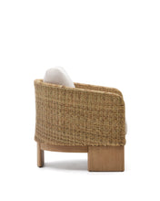 Load image into Gallery viewer, Xoriguer armchair in synthetic rattan and solid eucalyptus wood FSC 100% - image 4