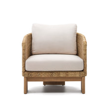 Load image into Gallery viewer, Xoriguer armchair in synthetic rattan and solid eucalyptus wood FSC 100% - image 7