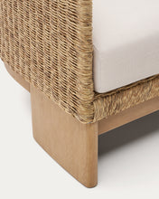 Load image into Gallery viewer, Xoriguer armchair in synthetic rattan and solid eucalyptus wood FSC 100% - image 12