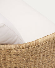 Load image into Gallery viewer, Xoriguer 3-seater sofa in synthetic rattan and solid eucalyptus wood, 223 cm FSC 100% - image 11