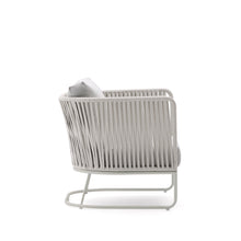 Load image into Gallery viewer, Saconca outdoor armchair in rope cord and grey galvanised steel - image 3