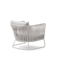 Load image into Gallery viewer, Saconca outdoor armchair in rope cord and grey galvanised steel - image 7