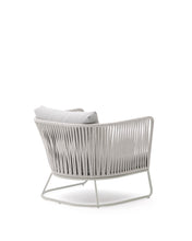 Load image into Gallery viewer, Saconca outdoor armchair in rope cord and grey galvanised steel - image 8