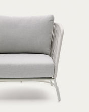 Load image into Gallery viewer, Saconca outdoor armchair in rope cord and grey galvanised steel - image 13