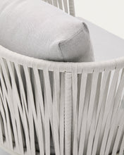 Load image into Gallery viewer, Saconca outdoor armchair in rope cord and grey galvanised steel - image 14
