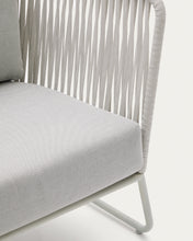 Load image into Gallery viewer, Saconca outdoor armchair in rope cord and grey galvanised steel - image 16