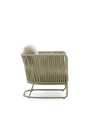 Load image into Gallery viewer, Saconca outdoor armchair made of cord and green galvanised steel - image 4