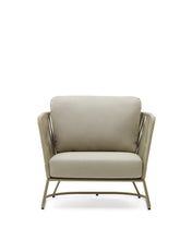 Load image into Gallery viewer, Saconca outdoor armchair made of cord and green galvanised steel - image 8