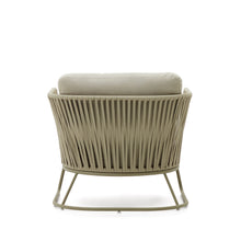 Load image into Gallery viewer, Saconca outdoor armchair made of cord and green galvanised steel - image 9