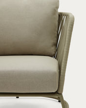 Load image into Gallery viewer, Saconca outdoor armchair made of cord and green galvanised steel - image 14