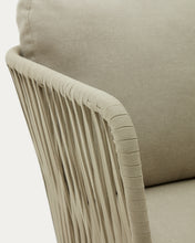 Load image into Gallery viewer, Saconca outdoor armchair made of cord and green galvanised steel - image 16