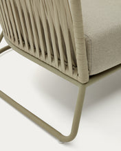 Load image into Gallery viewer, Saconca outdoor armchair made of cord and green galvanised steel - image 17