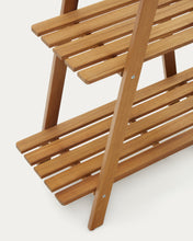 Load image into Gallery viewer, Victora outdoor shelving unit made from solid acacia wood, 80 x 140 cm FSC 100% - image 6