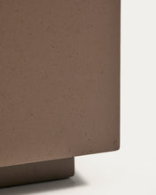 Load image into Gallery viewer, Rustella side table in brown concrete 35 x 35cm - image 7