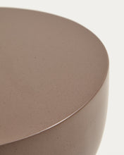 Load image into Gallery viewer, Garbet side table in brown concrete Ø 32cm - image 7