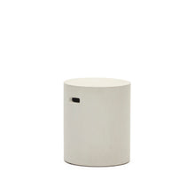 Load image into Gallery viewer, Aiguablava footrest in white cement, Ø 37 cm - image 2