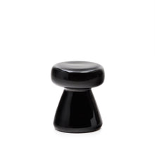Load image into Gallery viewer, Manya black ceramic side table, Ø 38 cm