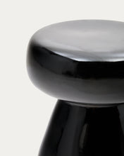Load image into Gallery viewer, Manya black ceramic side table, Ø 38 cm - image 6