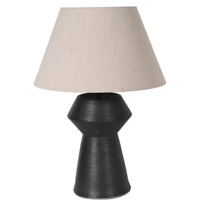 Black Tapered Table Lamp