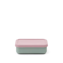 Load image into Gallery viewer, Lili lunch box in pink and turquoise silicone