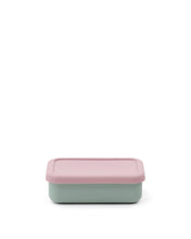 Load image into Gallery viewer, Lili lunch box in pink and turquoise silicone - image 2