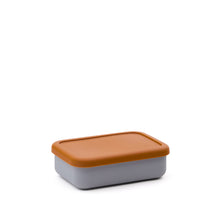 Load image into Gallery viewer, Lili lunch box in orange and blue silicone - image 3