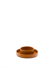 Load image into Gallery viewer, Lili plate and bowl set in orange silicone - image 2