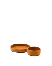 Load image into Gallery viewer, Lili plate and bowl set in orange silicone - image 4