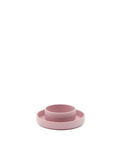 Load image into Gallery viewer, Lili plate and bowl set in pink silicone - image 2