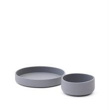 Load image into Gallery viewer, Lili plate and bowl set in blue silicone - image 3