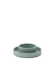 Load image into Gallery viewer, Lili plate and bowl set in turquoise silicone - image 2