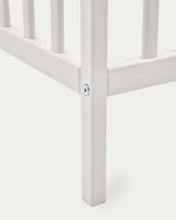 Load image into Gallery viewer, Shantal solid ash wood cot in white finish, 60 x 120 cm - image 24