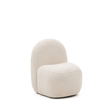 Load image into Gallery viewer, Bucky child’s armchair in white bouclé FSC 100%