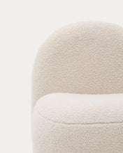 Load image into Gallery viewer, Bucky child’s armchair in white bouclé FSC 100% - image 10