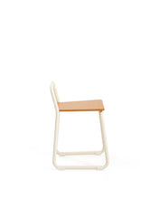 Load image into Gallery viewer, Tinn ash veneer chair with a beige metal structure - image 2