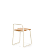 Load image into Gallery viewer, Tinn ash veneer chair with a beige metal structure - image 3