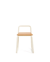 Load image into Gallery viewer, Tinn ash veneer chair with a beige metal structure - image 4