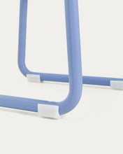 Load image into Gallery viewer, Tinn ash veneer chair with a blue metal structure - image 10